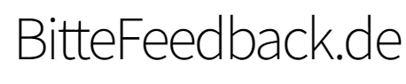 Logo von Bitte Feedback